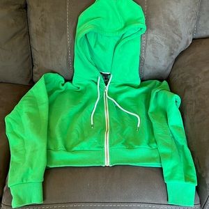 Forever 21 crop hoodie